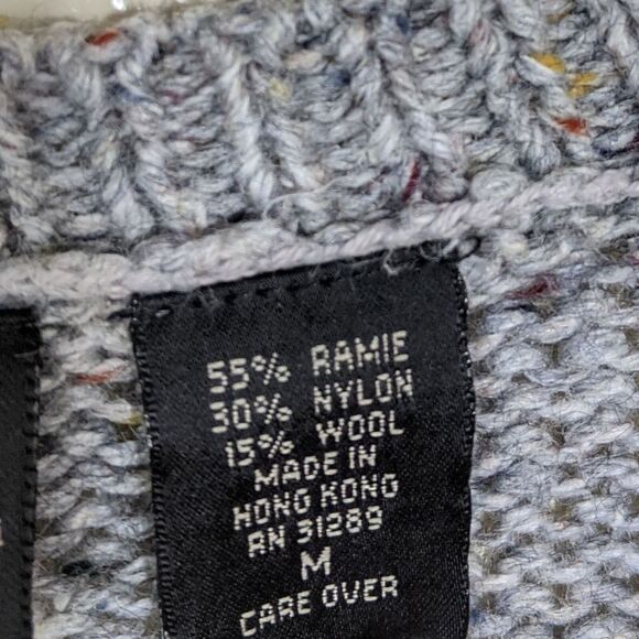 Vintage Jenny Buchanan Cardigan Sweater Grandpa Button Front Knit Medium - Picture 5 of 8